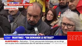 Mobilisation contre la réforme des retraites: pour Philippe Martinez, "il faut passer à la vitesse supérieure"