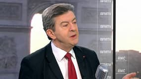 Le président du Front de gauche, Jean-Luc Mélenchon, sur BFMTV le 2 avril 2013