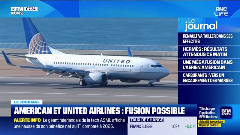 American et United Airlines : une fusion possible