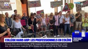 Strasbourg: des professeurs d'un collège en grève pour demander plus de personnel