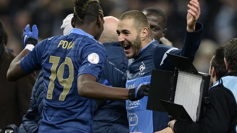 Paul Pogba et Karim Benzema