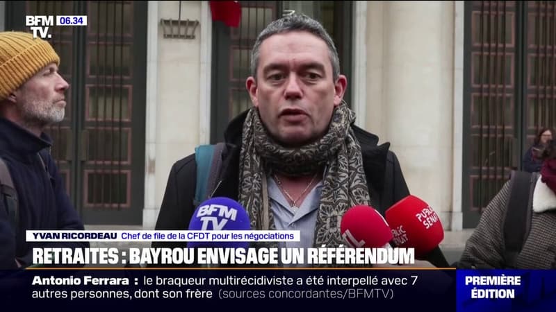 Retraites: François Bayrou envisage un référendum en cas de 