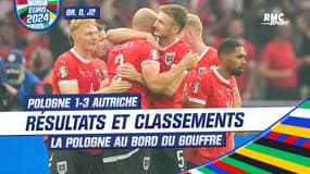 Euro 2024 / Pologne 1-3 Autriche : Résultats et classements