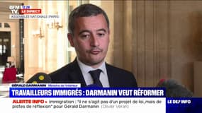 Immigration: Gérald Darmanin veut "une intégration par le travail" et mettre fin "au marché noir"