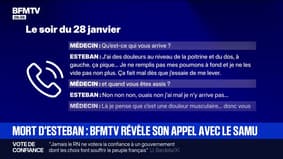 Mort d'Esteban: BFMTV révèle son appel avec le Samu