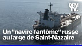 Des militaires français sont à bord du pétrolier fantôme russe immobilisé au large de Saint-Nazaire 