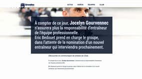 Gourvennec et Bordeaux, c'est fini