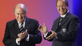Sepp Blatter et Urs Linsi