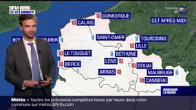  Météo Nord-Pas-de-Calais: un temps très couvert avec des averses, jusqu'à 10°C attendus à Lille