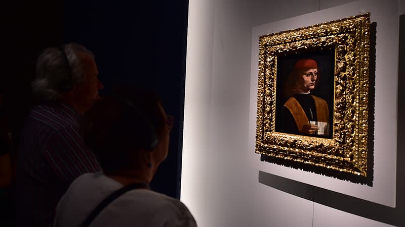 "Portait de musicien", de Léonard de Vinci.
