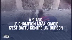 À seulement 9 ans, le champion MMA Khabib s'est battu contre un ourson