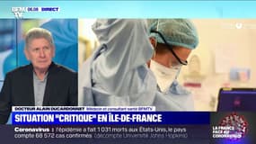 Coronavirus: l'Île-de-France est la région la plus touchée