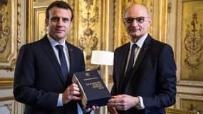Le président de la Cour des comptes, Didier Migaud, a remis mardi le rapport annuel de l'institution à Emmanuel Macron. 