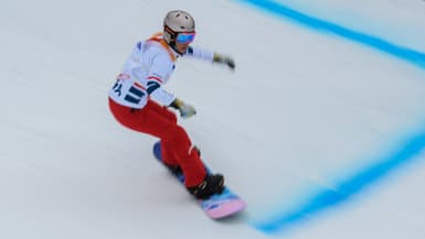 Cécile Hernandez lors des Jeux paralympiques de Pékin, le 7 mars 2022.