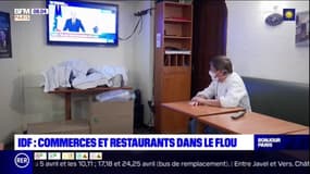 Ile-de-France: commerces et restaurants dans le flou