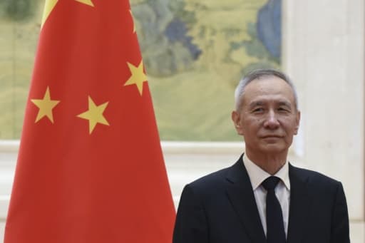 Liu He, conseiller économique du président chinois Xi Jinping, le 25 juin 2018 à Pékin Liu He, conseiller économique du président chinois Xi Jinping, le 25 juin 2018 à Pékin