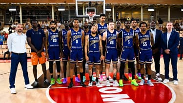Les Metropolitans 92 en finale de Betclic Elite, à Monaco le 10 juin 2023