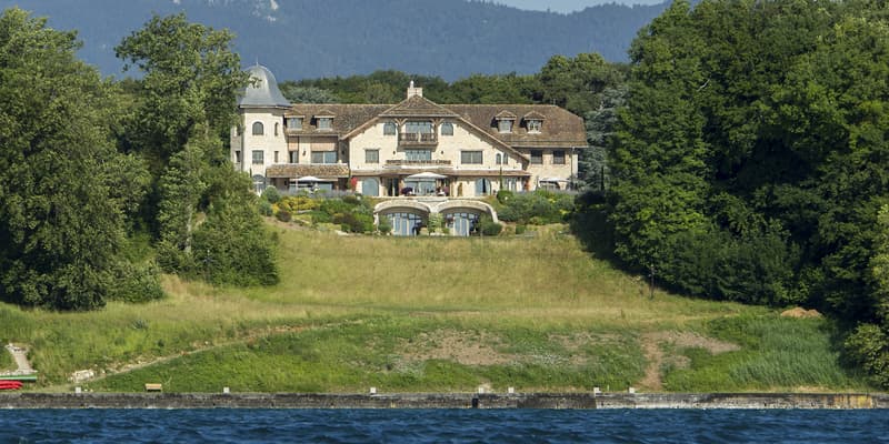 La villa où séjourne Michael Schumacher à Gland en Suisse en 2014