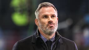 L'ancien footballeur anglais Jamie Carragher, à Bergame le 2 novembre 2021