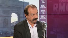 Philippe Martinez, invité de BFMTV-RMC mercredi 22 janvier 2020.