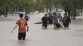 Les inondations dans la ville de Bahia Blanca, Argentine, le 7 mars 2025