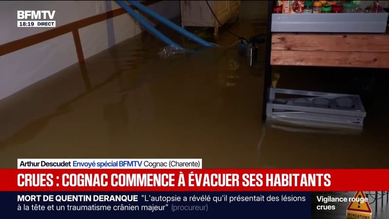 🔴 Intempéries/crues : à Cognac, l'évacuation des habitants a commencé