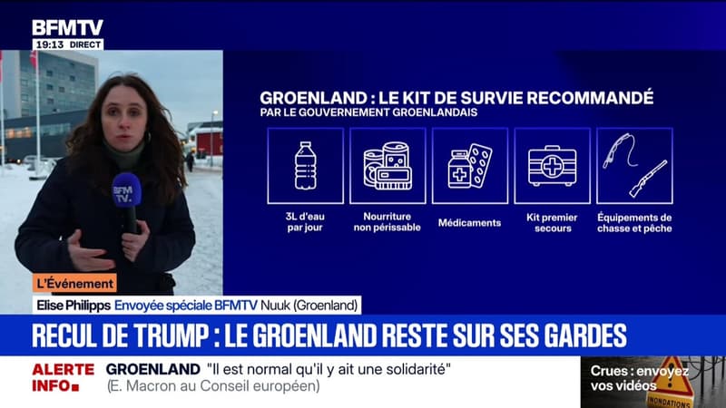 Groenland: le kit de survie recommandé en cas de "crise"