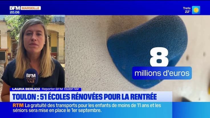 Toulon : 51 écoles rénovées pour la rentrée scolaire 