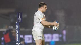 Camille Chat avec le Racing 92 en décembre 2024.