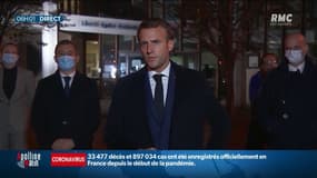 "La peur va changer de camp": la promesse d'Emmanuel Macron après l'attentat de Conflans-Sainte-Honorine