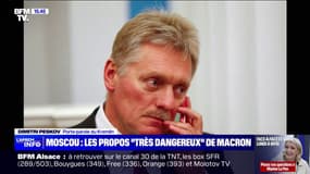 Possibilité d'envoyer des troupes en Ukraine: la Russie juge les propos d'Emmanuel Macron "très dangereux" 