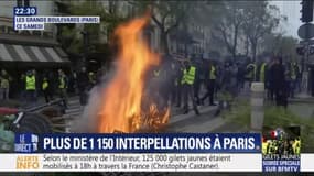 Voitures incendiées, boutique pillées… Bilan d’une journée de violence à Paris