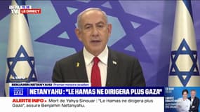 Benjamin Netanyahu (Premier ministre israélien), sur la mort de Yahya Sinouar: "Aujourd'hui, nous avons montré la victoire du bien sur le mal"
