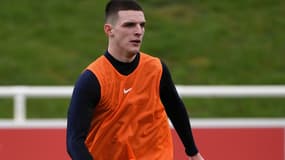 Declan Rice à l'entraînement avec l'Angleterre