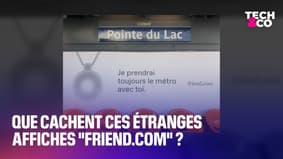 Que cachent ces étranges affiches "Friend.com" ?
