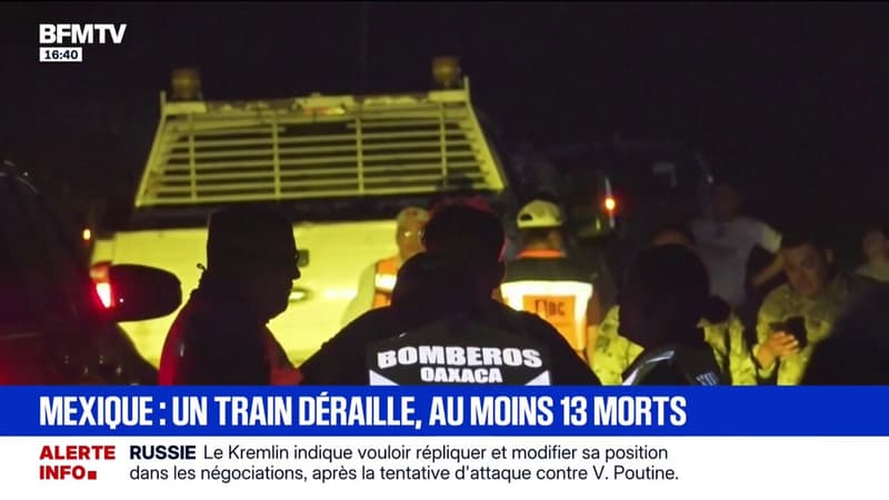 Mexique: un train de voyageurs avec plus de 240 personnes à bord a déraillé dans le sud du pays, au moins 13 morts