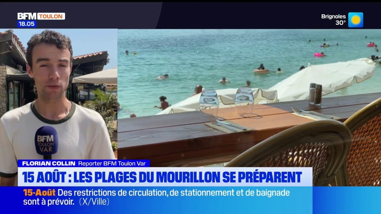 15 août : les plages du Mourillon se préparent