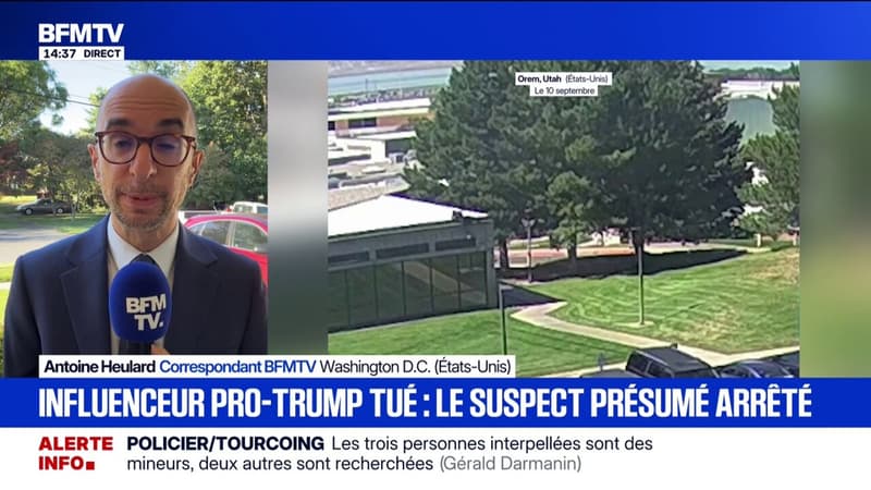 Meurtre de Charlie Kirk: Donald Trump affirme que le suspect a été arrêté