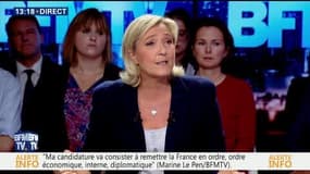 "Je choisis l'intérêt de la France et la sécurité des Français", Marine Le Pen
