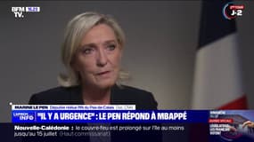 "Les Français en ont marre de se faire donner des leçons de morale": Marine Le Pen répond à l'appel au vote lancé par Kylian Mbappé