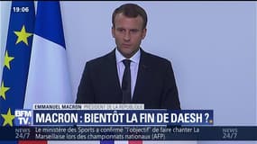 Emmanuel Macron: Daesh sera bientôt vaincu