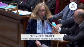 "Nos professeurs ne sont pas seuls" assure Nicole Belloubet, ministre de l'Éducation nationale