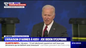 Joe Biden veut "s'assurer que les Ukrainiens aient les armes nécessaires pour se défendre"