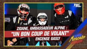 F1 : "Il a un bon coup de volant", Gasly fait les éloges de Zidane, nouvel ambassadeur Alpine