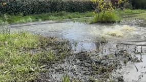 Les égouts débordent à Lanton (Gironde)