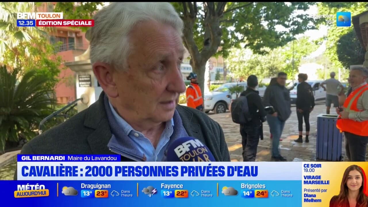 Cavalière: 2. 000 personnes privées d'eau