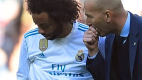 Marcelo et Zinedine Zidane