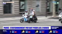 Paris: les motards en colère manifestent contre le stationnement payant pour les deux-roues