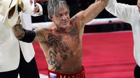 Mickey Rourke vainqueur pour son retour sur le ring, à 62 ans 