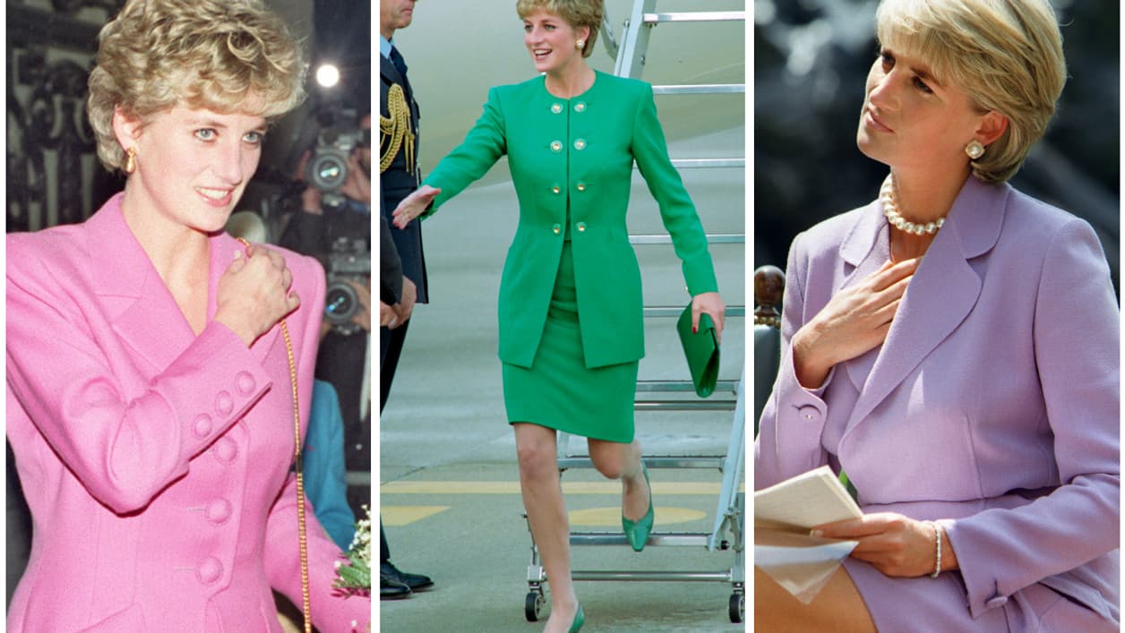 Diana raffolait des tailleurs colorés